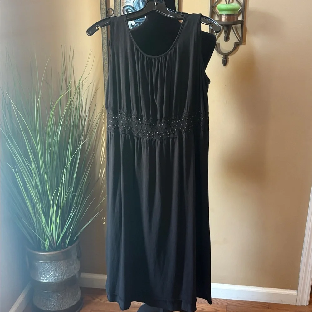 Michael Kors Black Sleeveless Embellished Women’s Dress